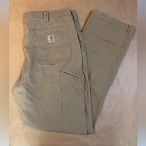Carhartt Relaxed Fit Khaki Pants Straight Leg Men’s Size 38x36